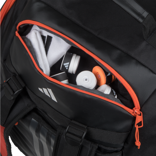 Adidas Racket Bag Protour Black/Orange 3.3 - TheDistrictPadelClub