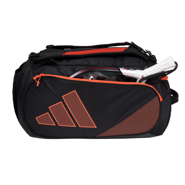 Load image into Gallery viewer, Adidas Racket Bag Protour Black/Orange 3.3 - TheDistrictPadelClub
