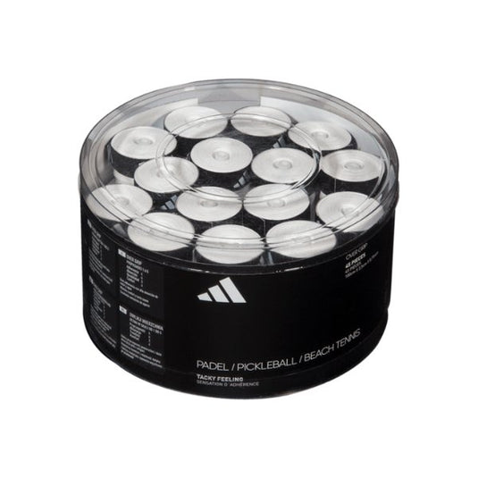 Adidas Box of overgrip 45 units white for Padel - TheDistrictPadelClub