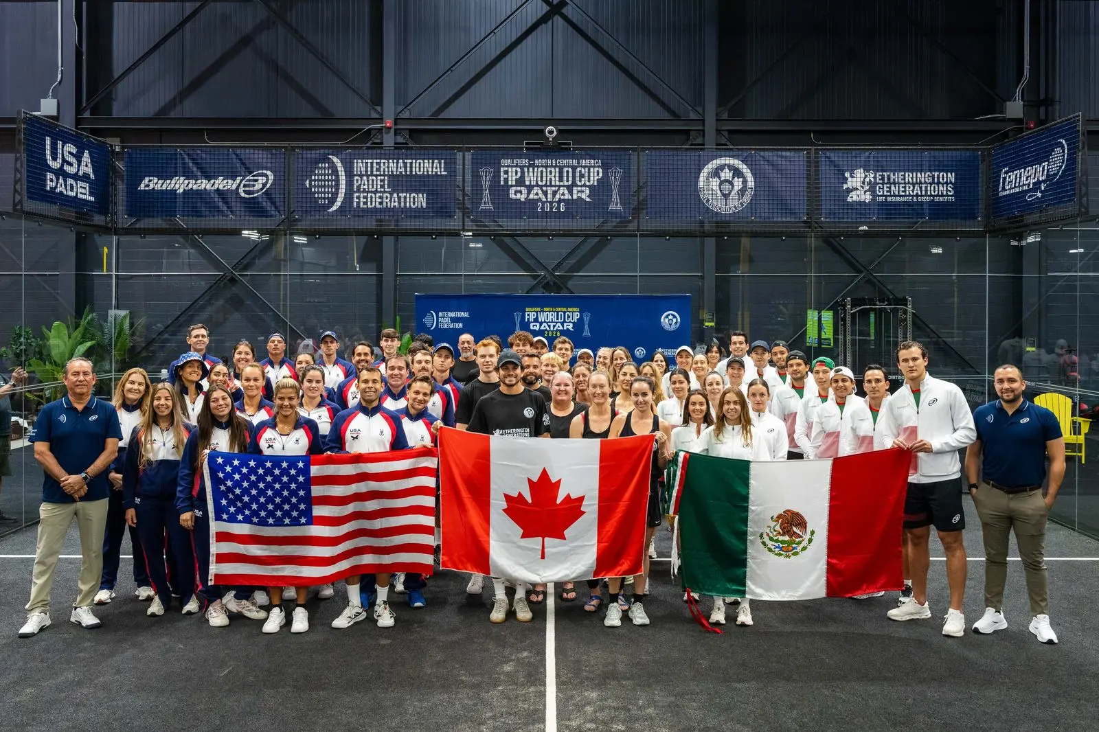 USA, Canada and Mexico national teams at the FIP World Cup 2026 Qualifier, The District